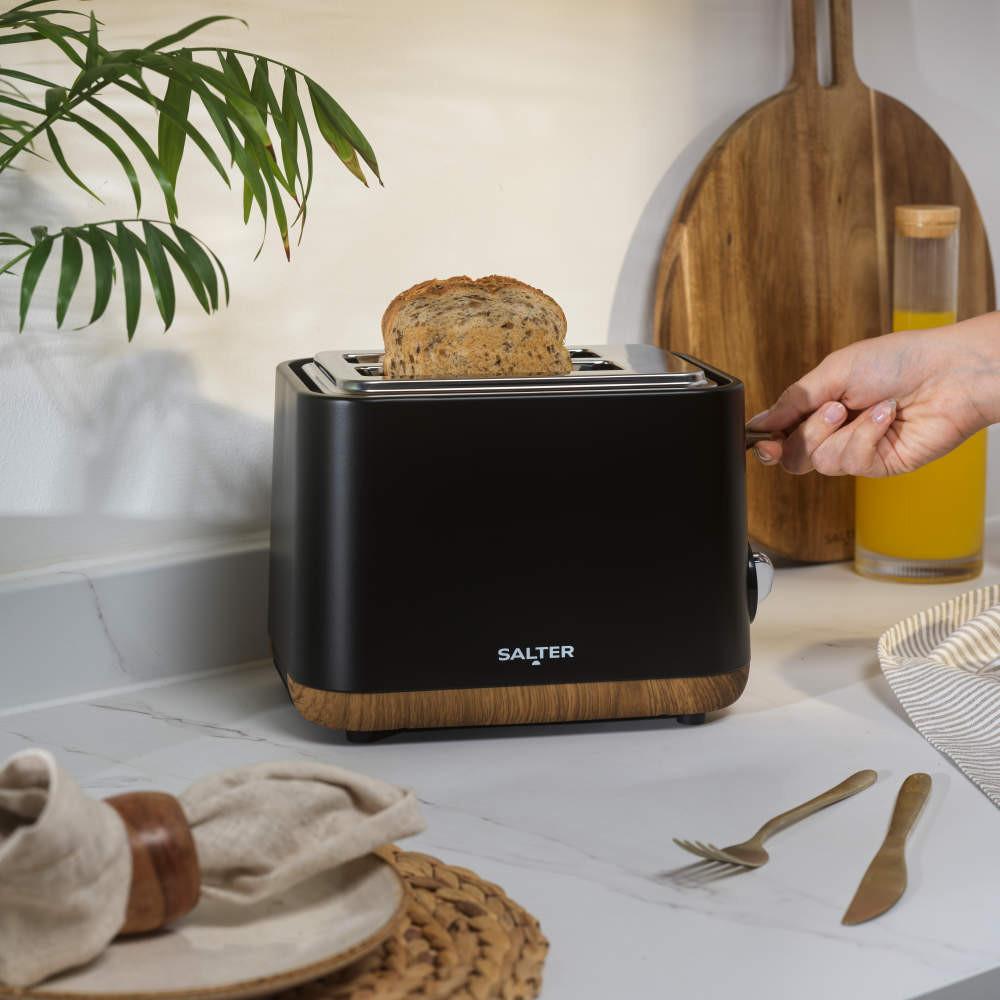 Salter Toronto 2-Slice Toaster & Countertop Set – Black