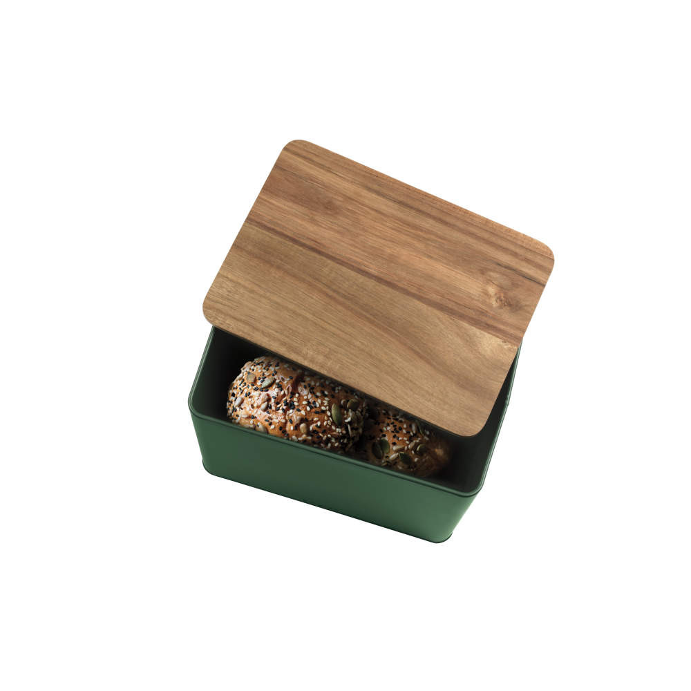 Salter Toronto 4-Piece Bread Bin & Canister Set - Green