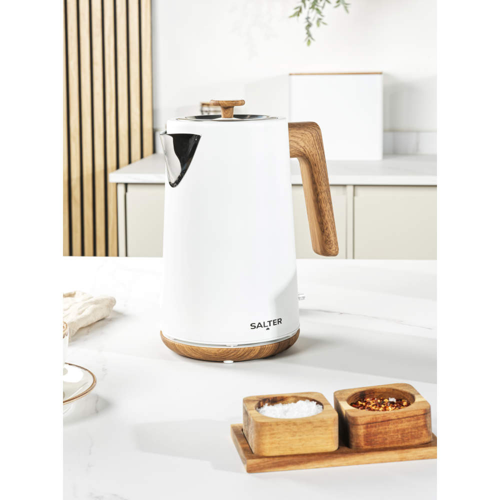 Salter Toronto Kettle 2-Slice Toaster & Microwave Set - White