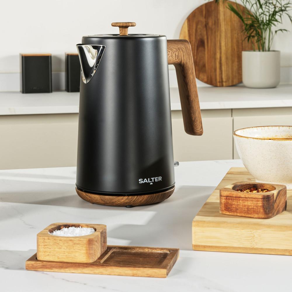 Salter Toronto Kettle Toaster & Serving Board Set – Black