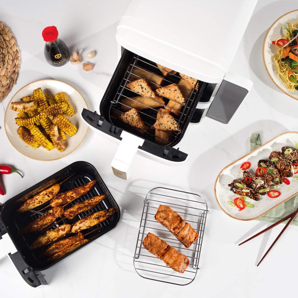Salter VertiCook Ultra Stackable Air Fryer - White/Gold