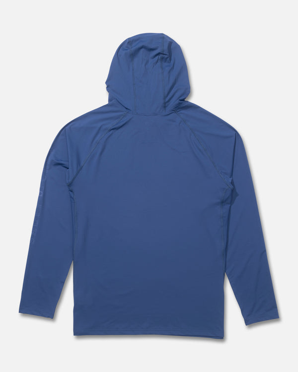 Salty Crew Apex Perforated Sunshirt Hoodie - True Navy