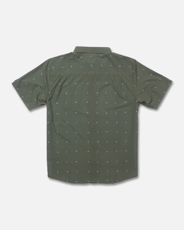 Salty Crew Breezer Perforated Button Up - Four Leaf Clover