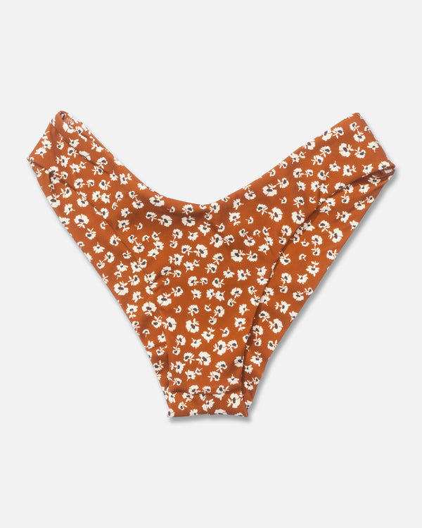 Salty Crew Falling Floral Skimpy V Bikini Bottom - Sierra