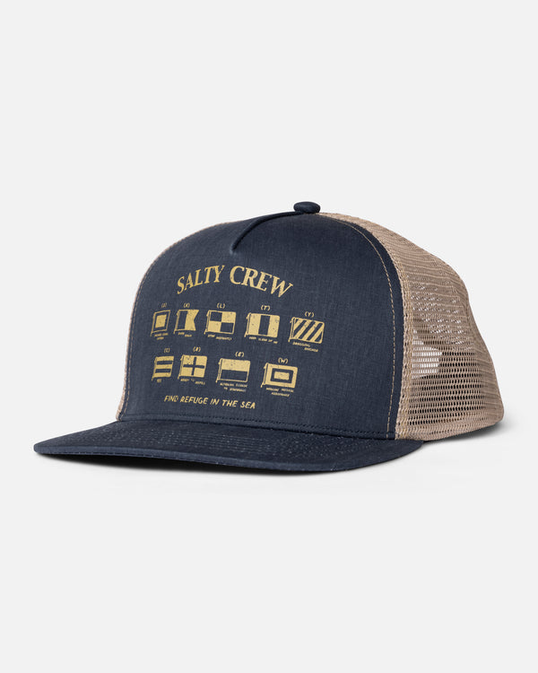 salty crew Good Times Foamie Trucker Hat - Midnight Navy