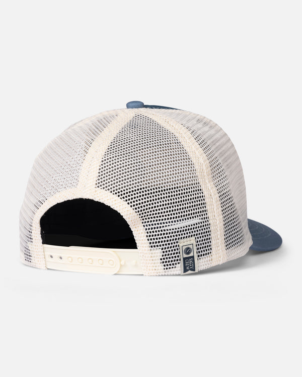 Salty Crew Pinnacle Boys Retro Trucker Hat - Navy Slate