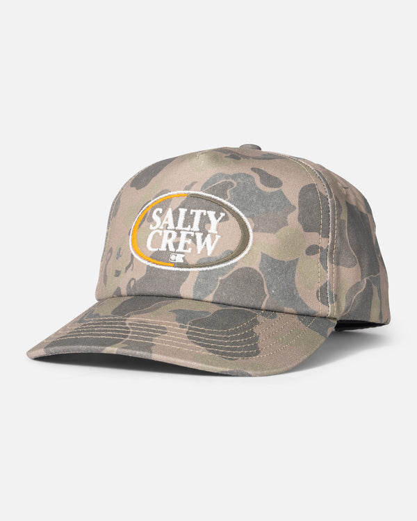 salty crew A-Frame 5 Panel Hat - Sand Camo