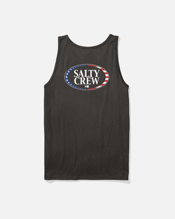 salty crew America A-Frame Tank - Black