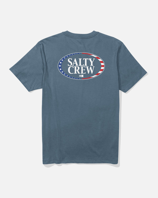 salty crew America A-Frame Tee - Slate