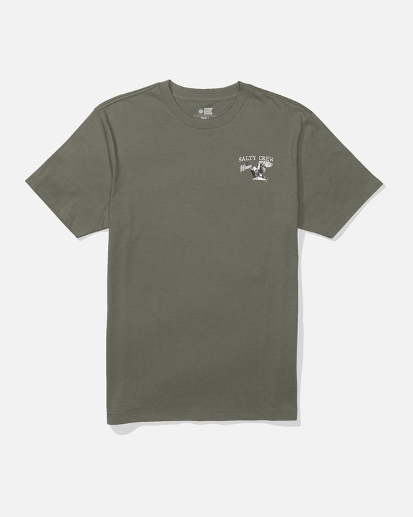 Salty Crew America Eagle Tee - Dusty Olive