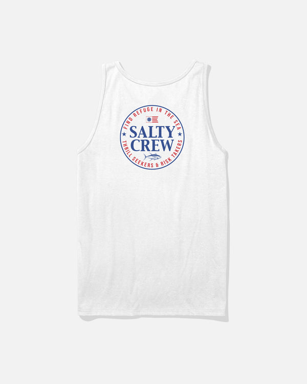 salty crew America Legend Tank - White