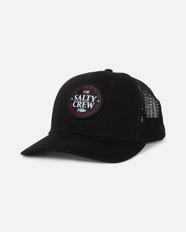 salty crew America Legend Trucker Hat - Black