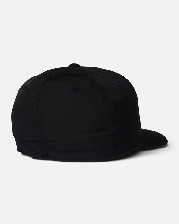 Salty Crew Apex Flexfit 6 Panel - Black