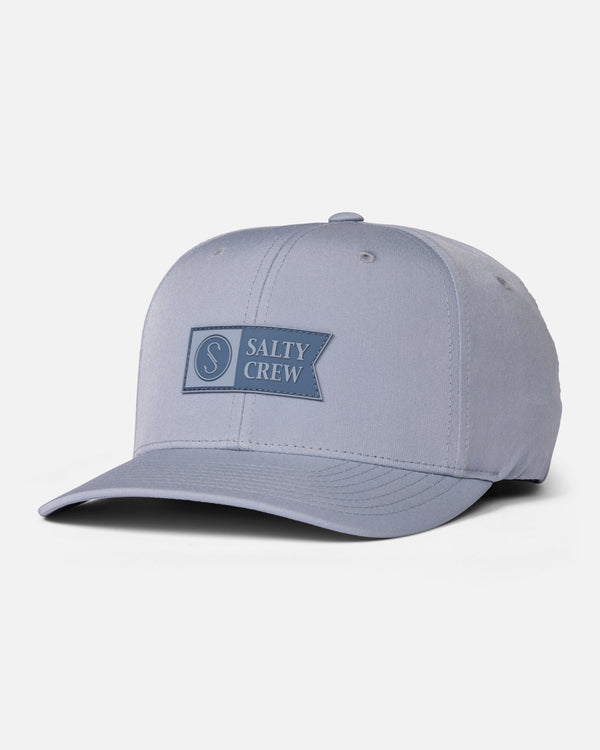 salty crew Apex Flexfit 6 Panel - Grey