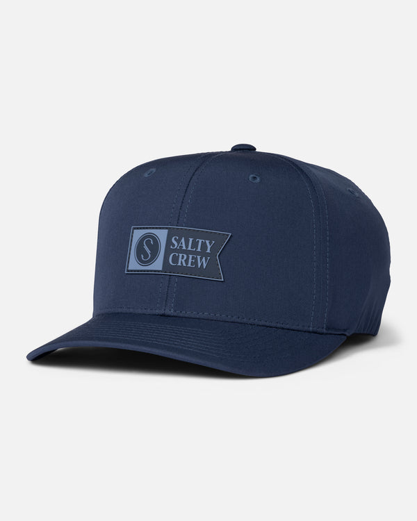 salty crew Apex Flexfit 6 Panel - Navy