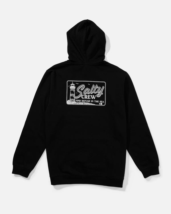 salty crew Ashore Fleece Hoodie - Black