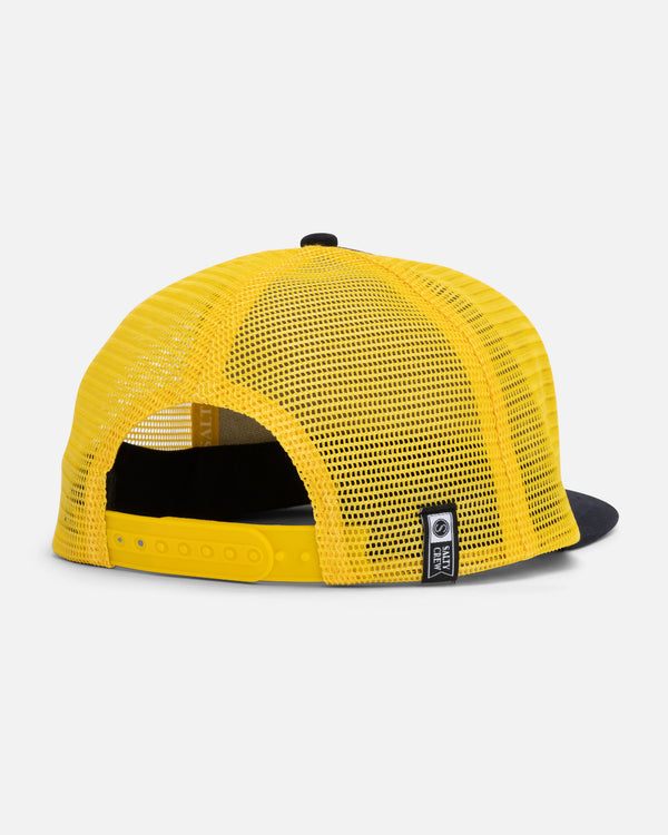 Salty Crew Ashore Trucker Hat - Navy Gold