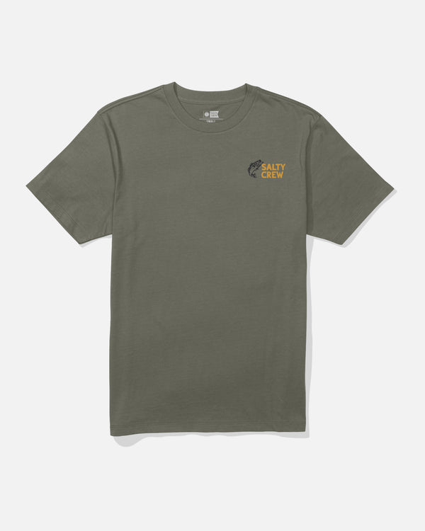 Salty Crew Bait Shop Tee - Dusty Olive