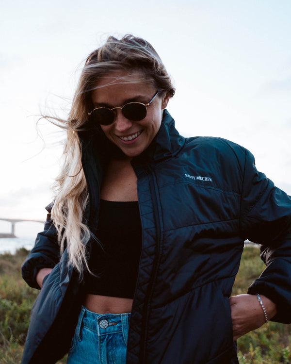Salty Crew Barrier Puffer Jacket - Black