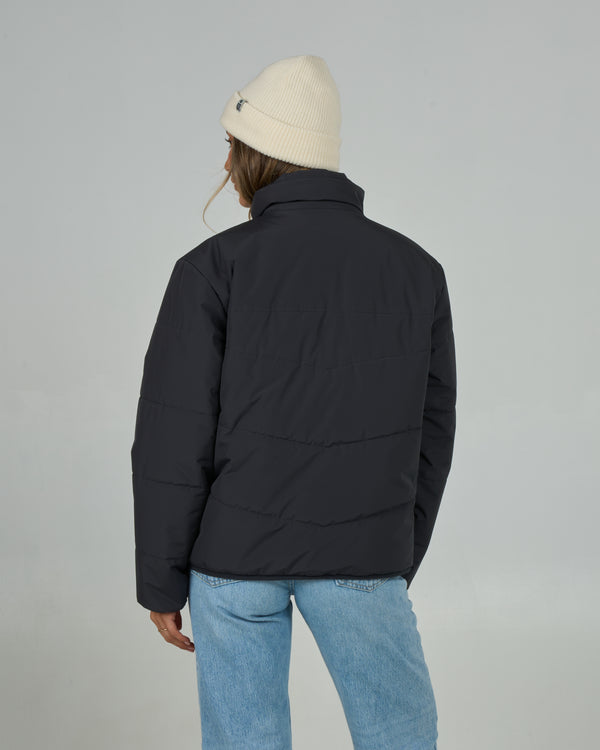 Salty Crew Barrier Puffer Jacket - Black
