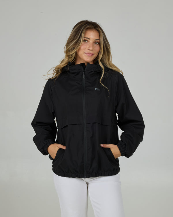Salty Crew Barrier Windbreaker - Black