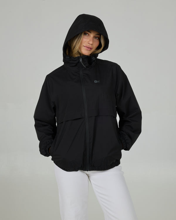 Salty Crew Barrier Windbreaker - Black