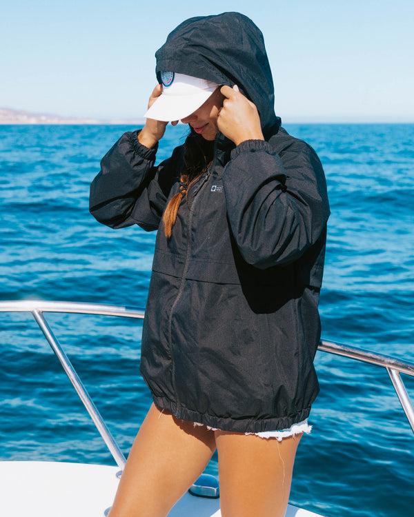 salty crew Barrier Windbreaker - Black