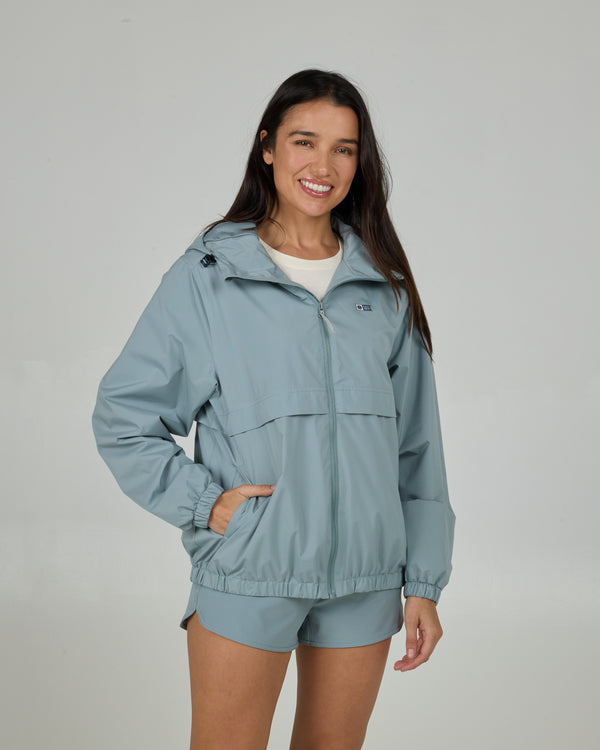 salty crew Barrier Windbreaker - Stormy Grey