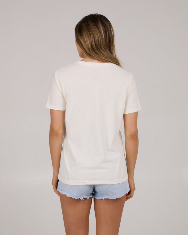 Salty Crew Beach Scene Boyfriend Tee - Off White