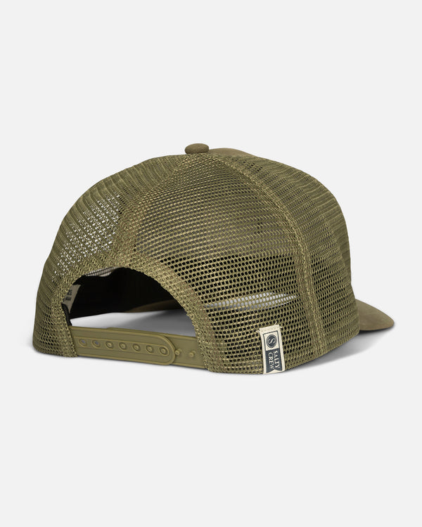 Salty Crew Bigmouth Trucker Hat - Oil Green
