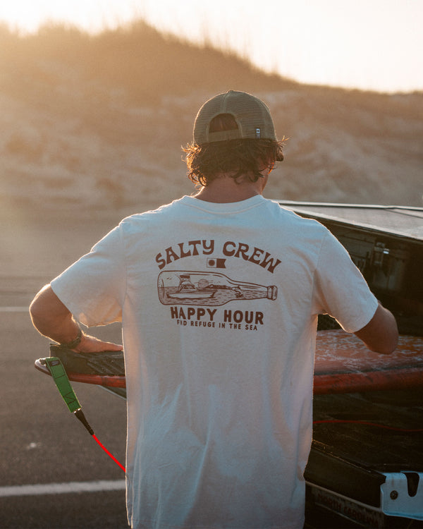 Salty Crew Bottle Rocket Tee - Bone