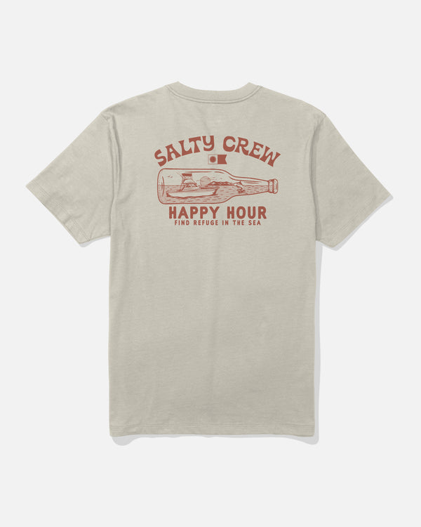 salty crew Bottle Rocket Tee - Bone