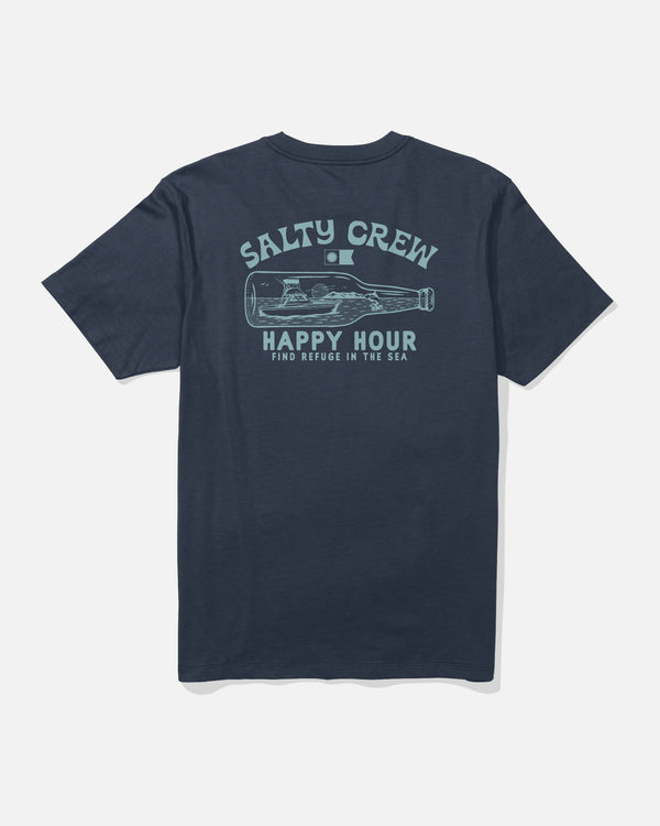 salty crew Bottle Rocket Tee - Navy