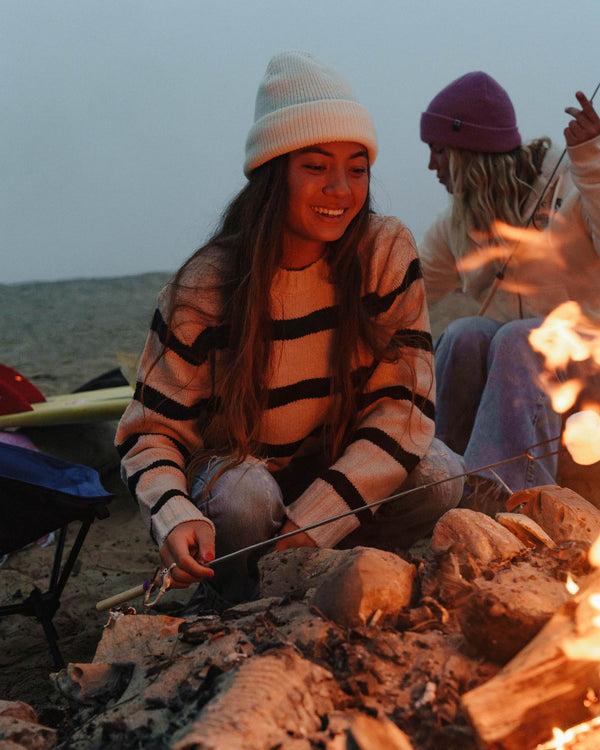 Salty Crew Breezer Beanie - Off White