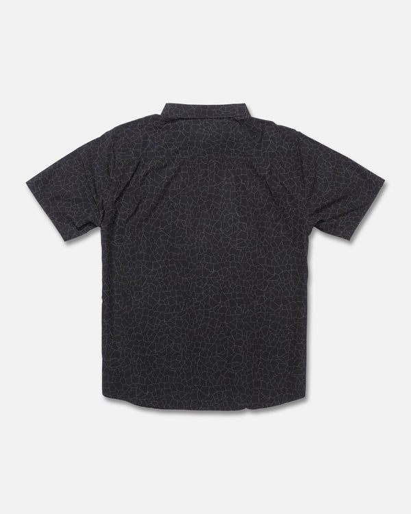 Salty Crew Breezer Perforated Polo - Pirate Black