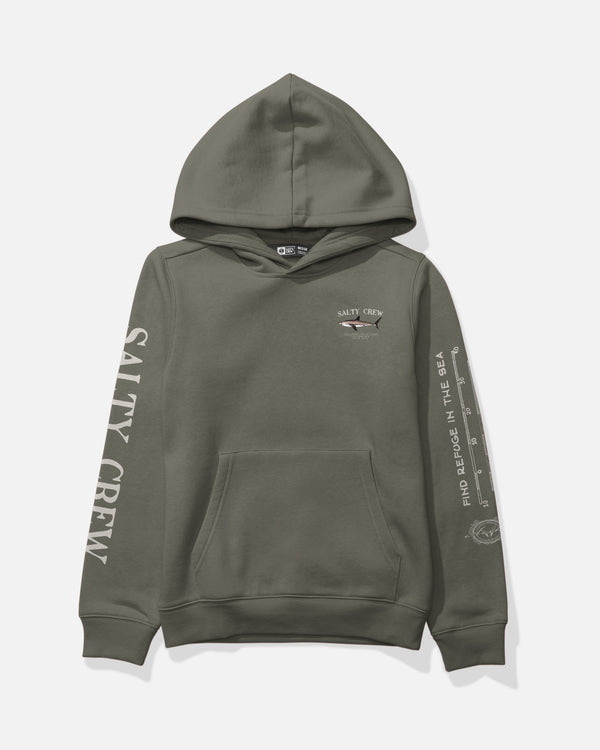 Salty Crew Bruce Boys Fleece - Dusty Olive