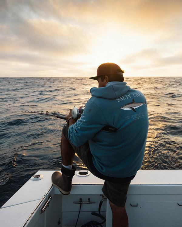 Salty Crew Bruce Fleece Hoodie - Slate