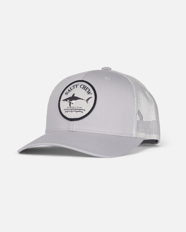 salty crew Bruce Retro Trucker Hat - Silver