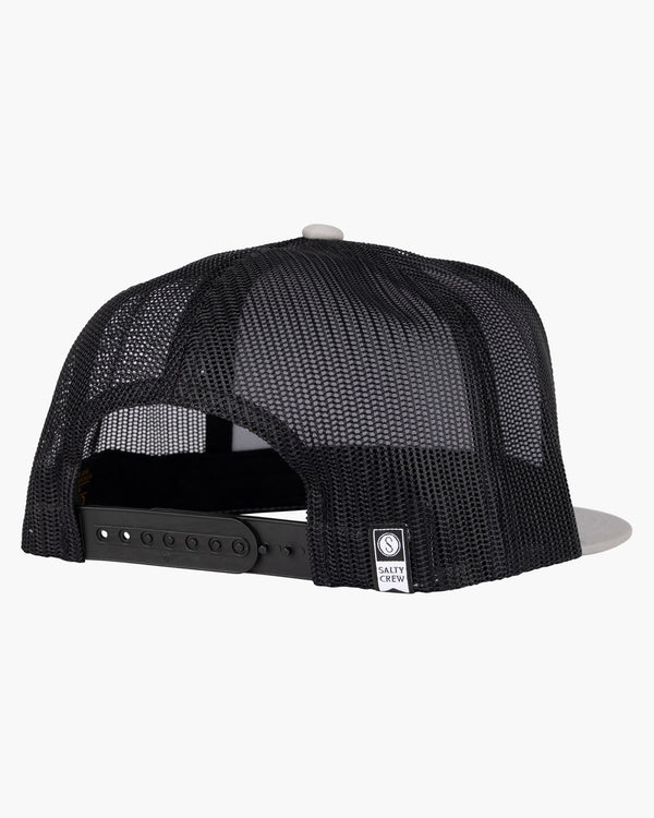 Salty Crew Bruce Trucker Hat - Silver/Black