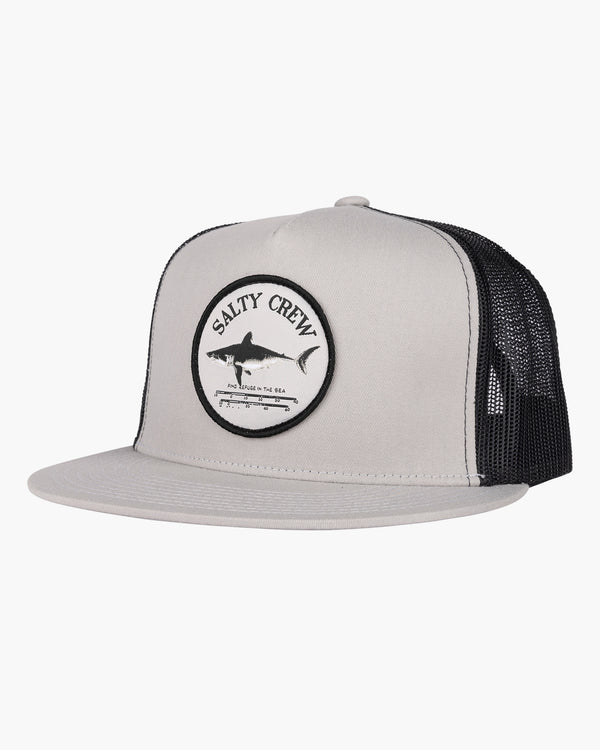 salty crew Bruce Trucker Hat - Silver/Black
