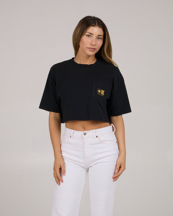 salty crew Buoy Tee - Faded Black