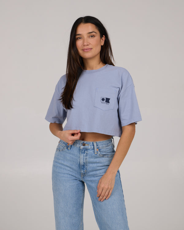 salty crew Buoy Tee - Violet Blue