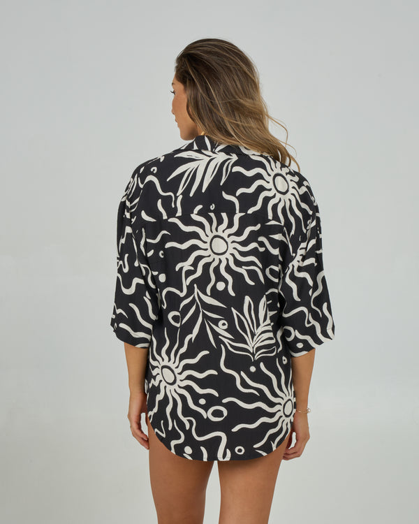 Salty Crew Cabana Tunic - Black