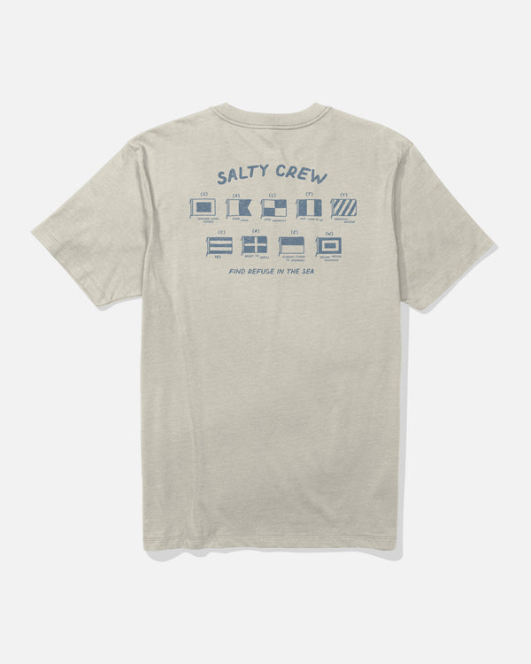 salty crew Call Sign Tee - Bone