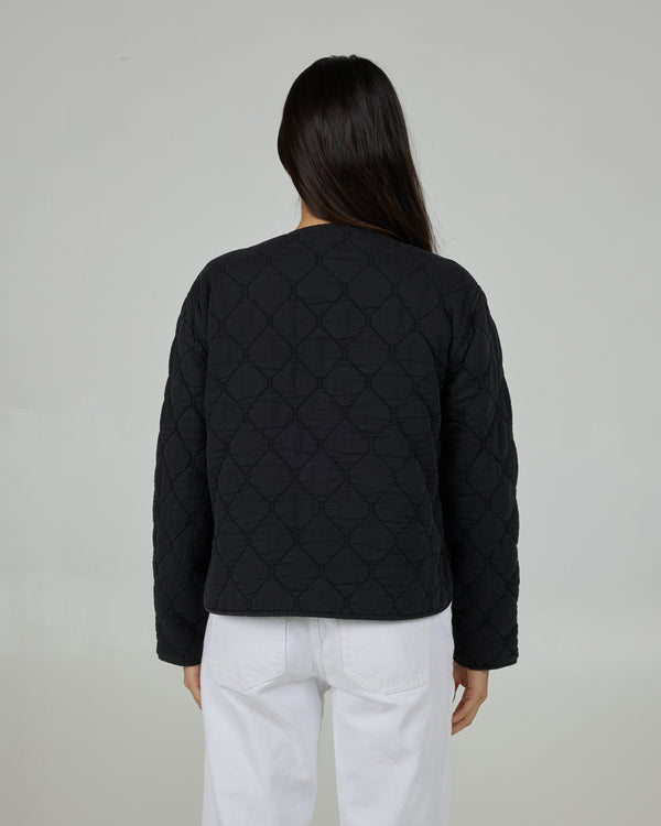 Salty Crew Camp Jacket - Black