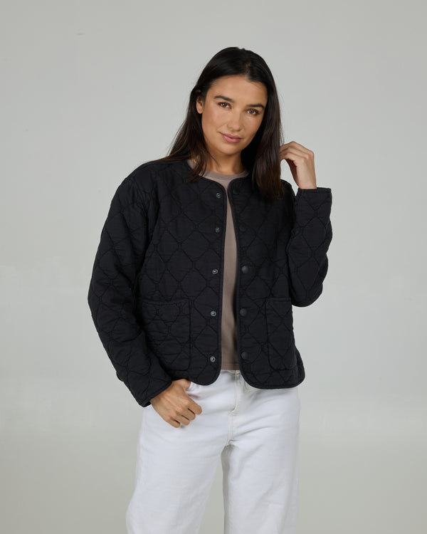 salty crew Camp Jacket - Black