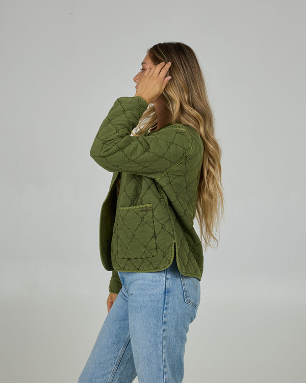 Salty Crew Camp Jacket - Fern