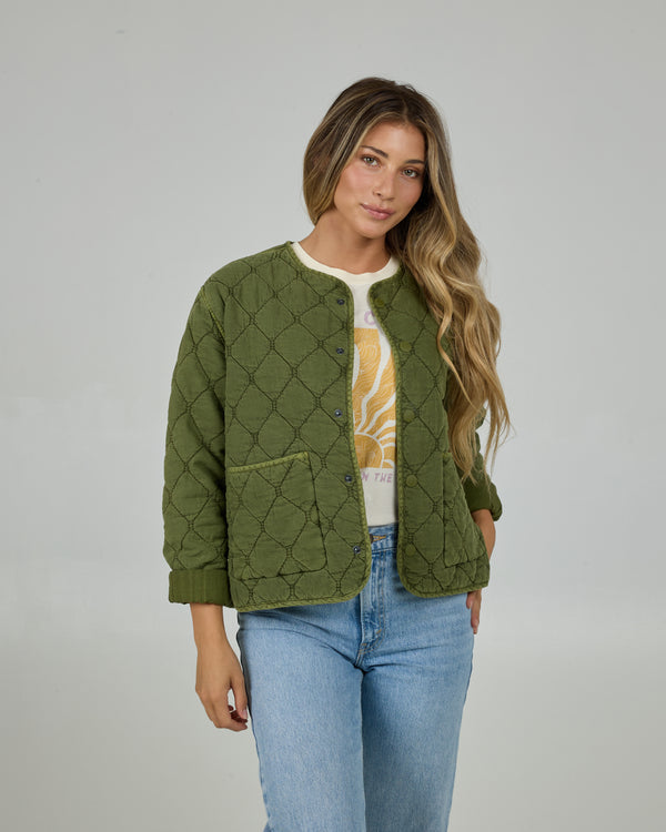 salty crew Camp Jacket - Fern