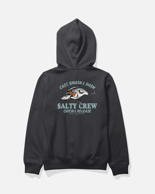 salty crew Cast Life Boys Fleece - Black