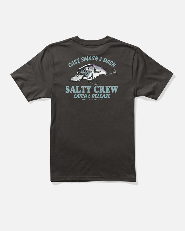 salty crew Cast Life Boys Tee - Black